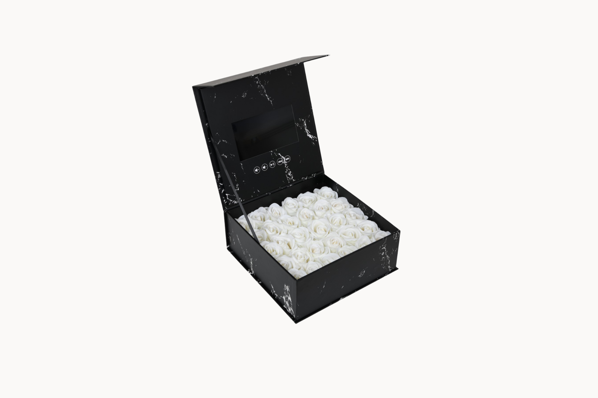 Customized Video Gift Box with Artificial Roses