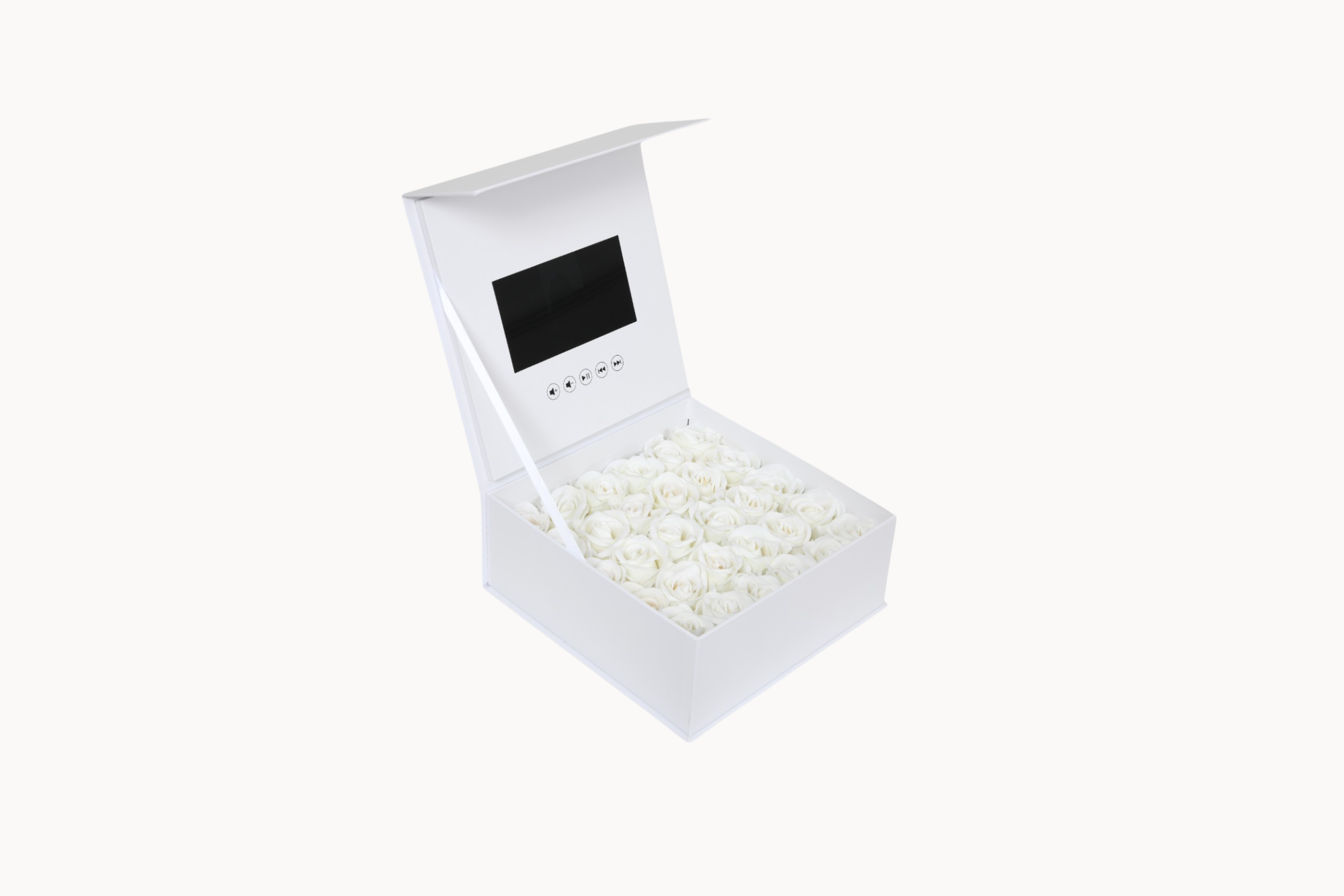Customized Video Gift Box with Artificial Roses