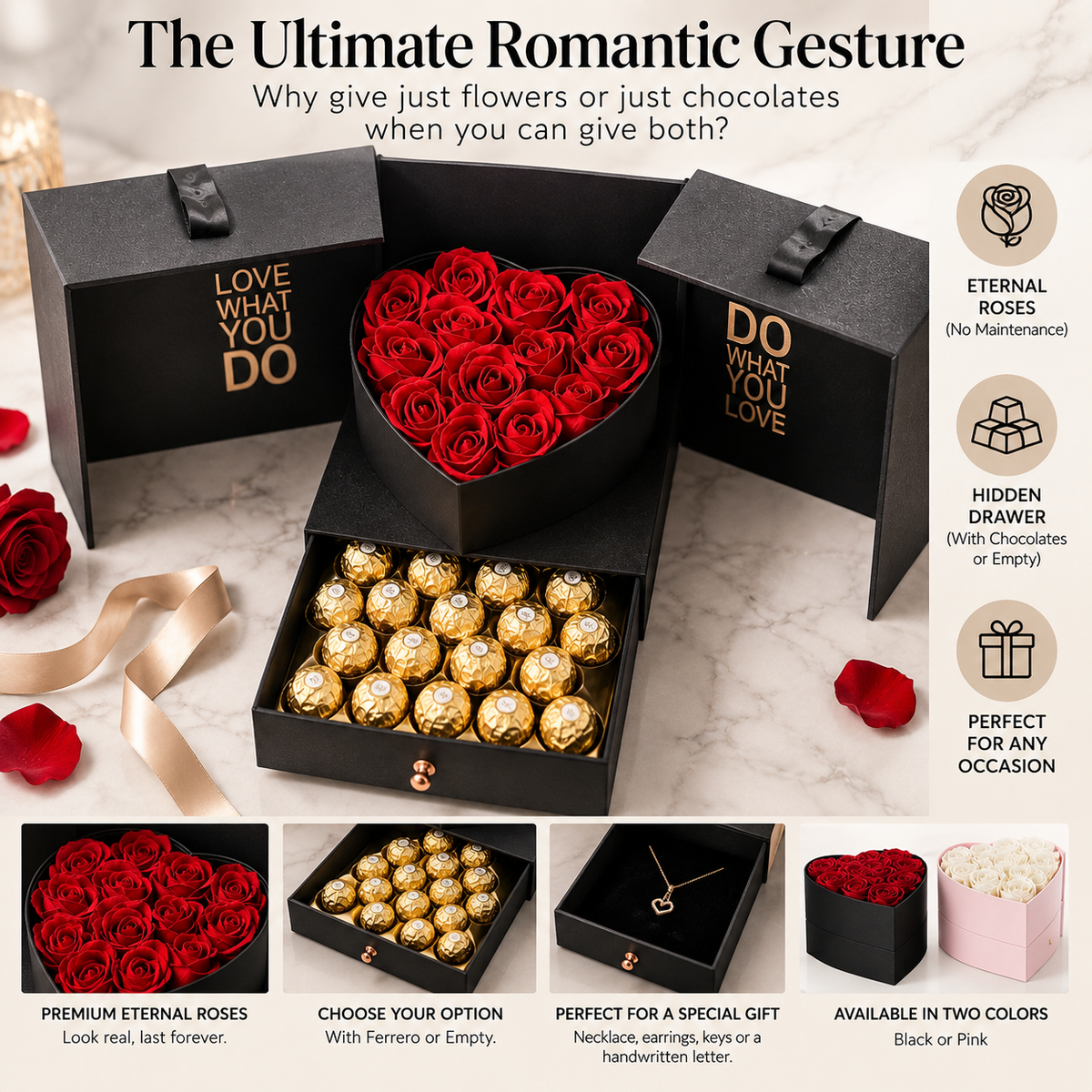 The Amour Box โ Heart-Shaped Gift Box