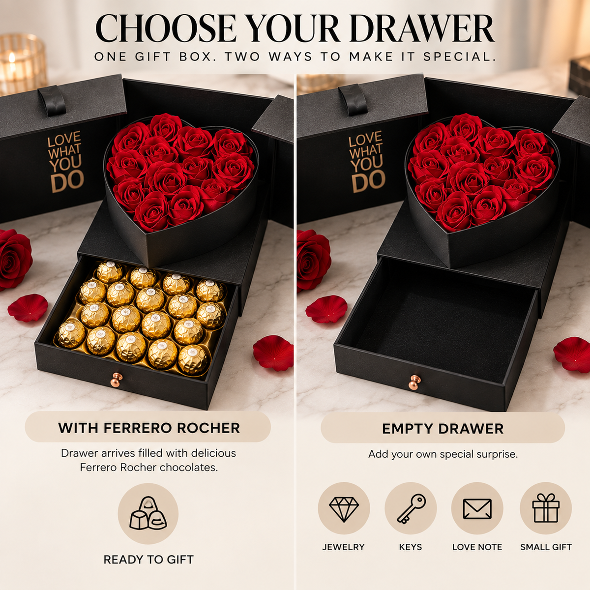 The Amour Box – Heart-Shaped Gift Box