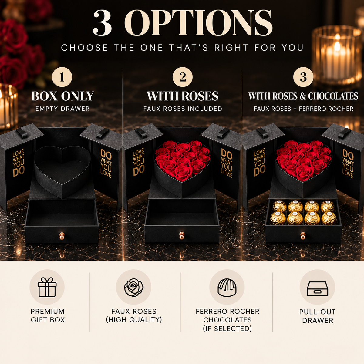 The Amour Box – Heart-Shaped Gift Box