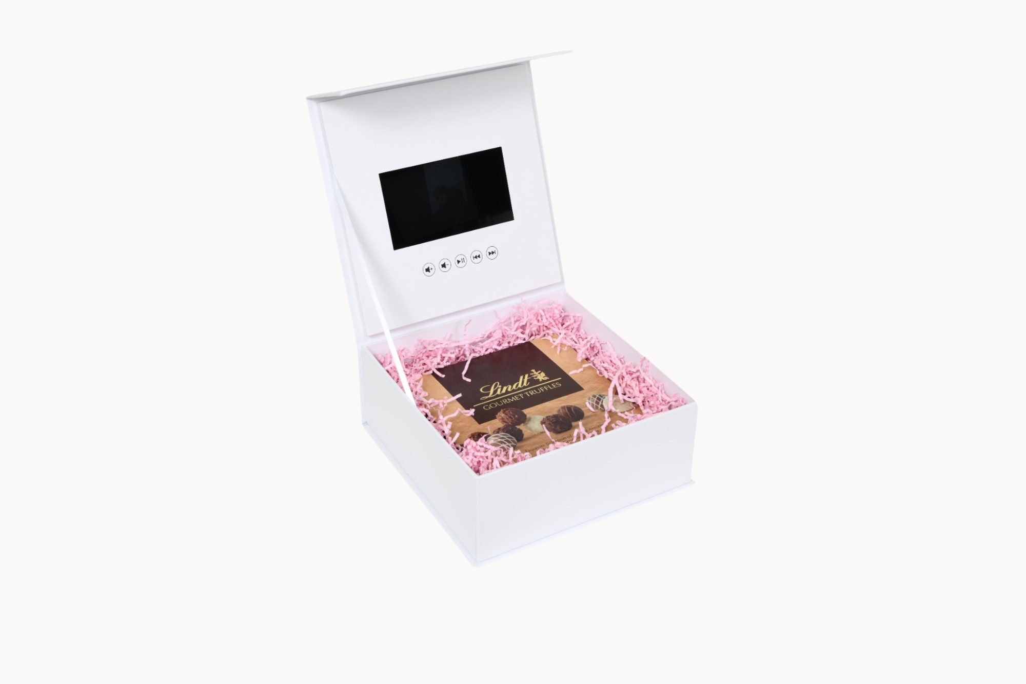 Customized Video Gift Box with Lindt Truffles Gourmet