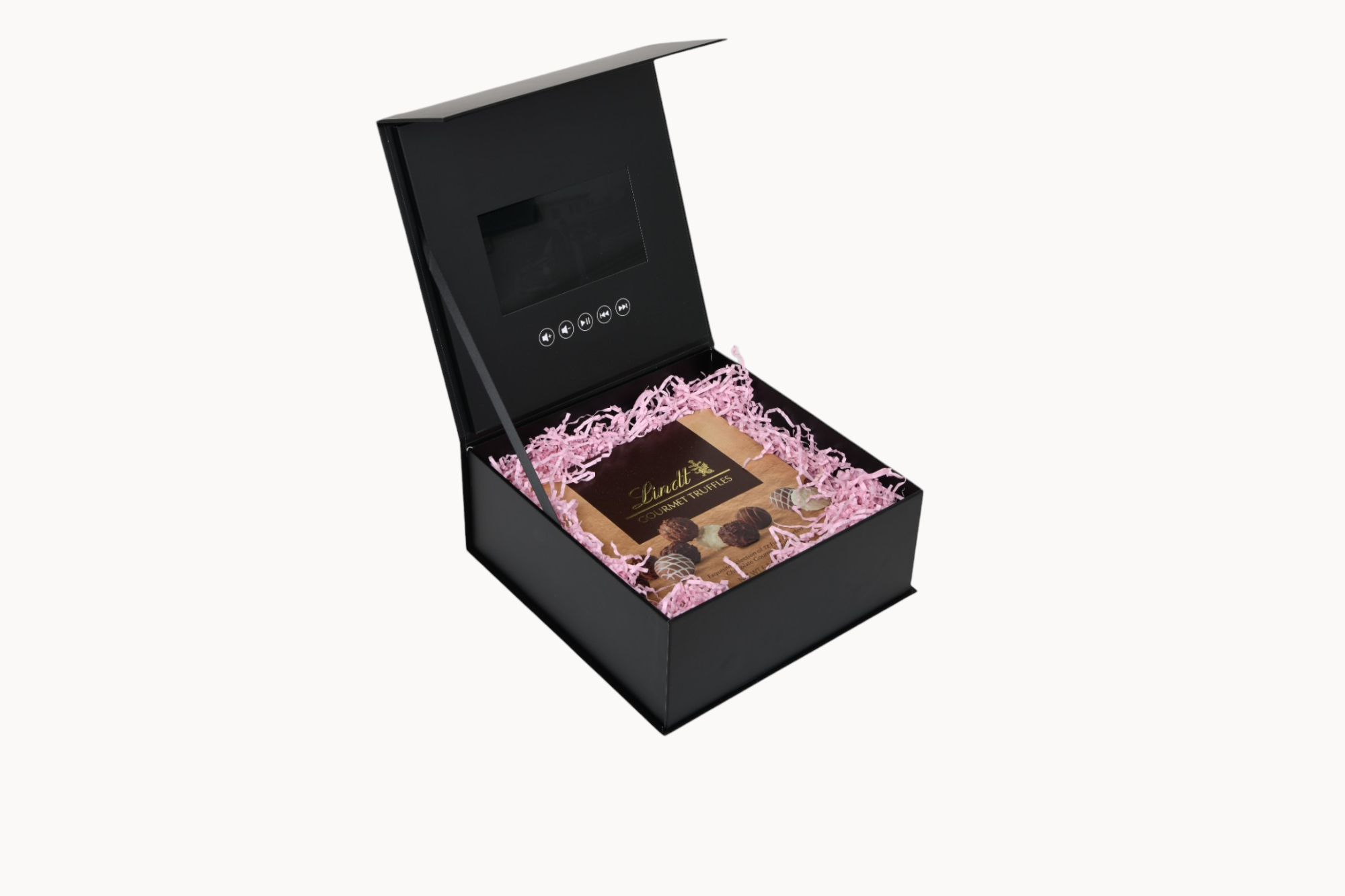 Customized Video Gift Box with Lindt Truffles Gourmet