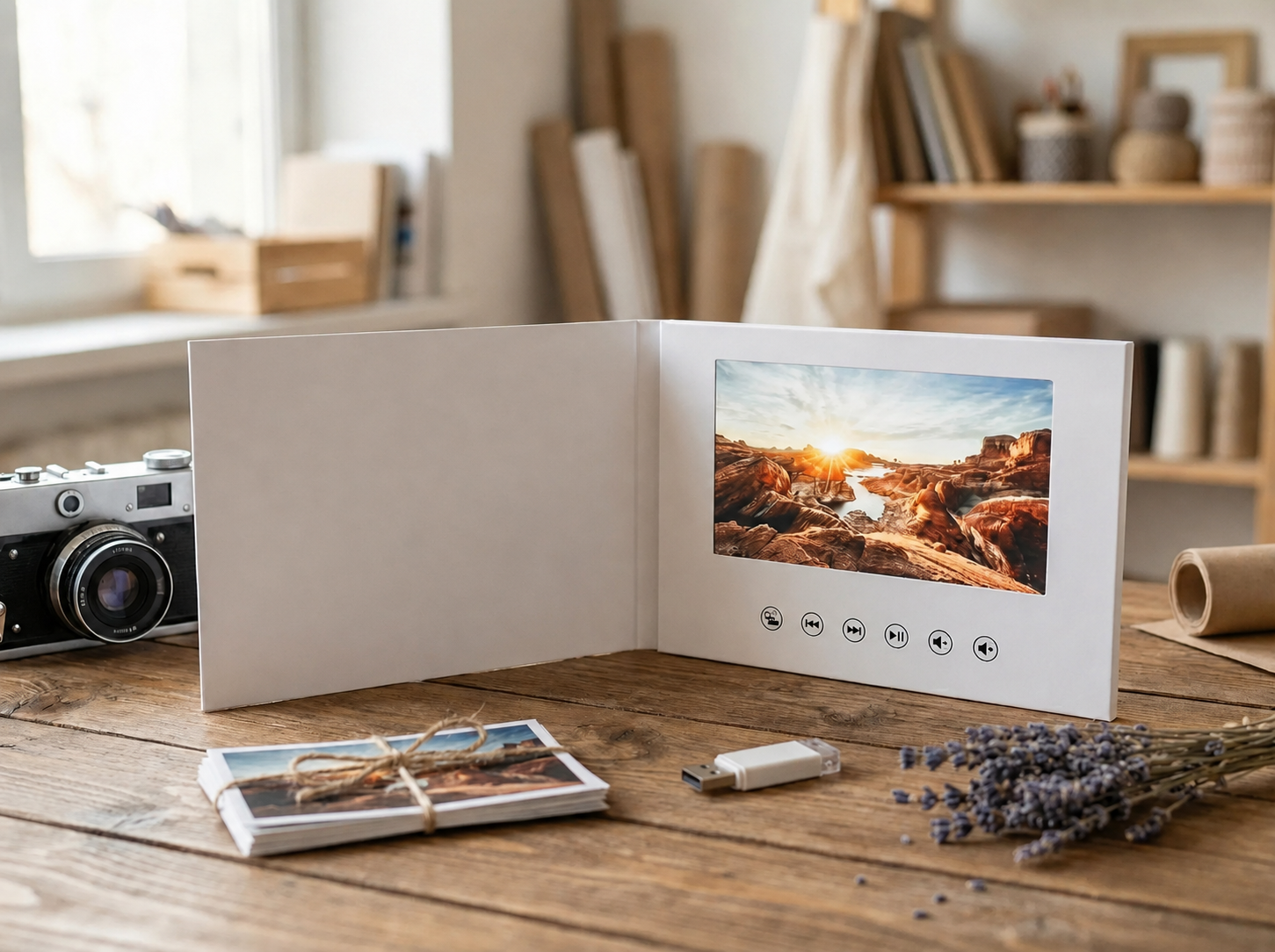 The Video Book - The Cinematic Wedding Folio – Luxury Video Book & Modern Invitation