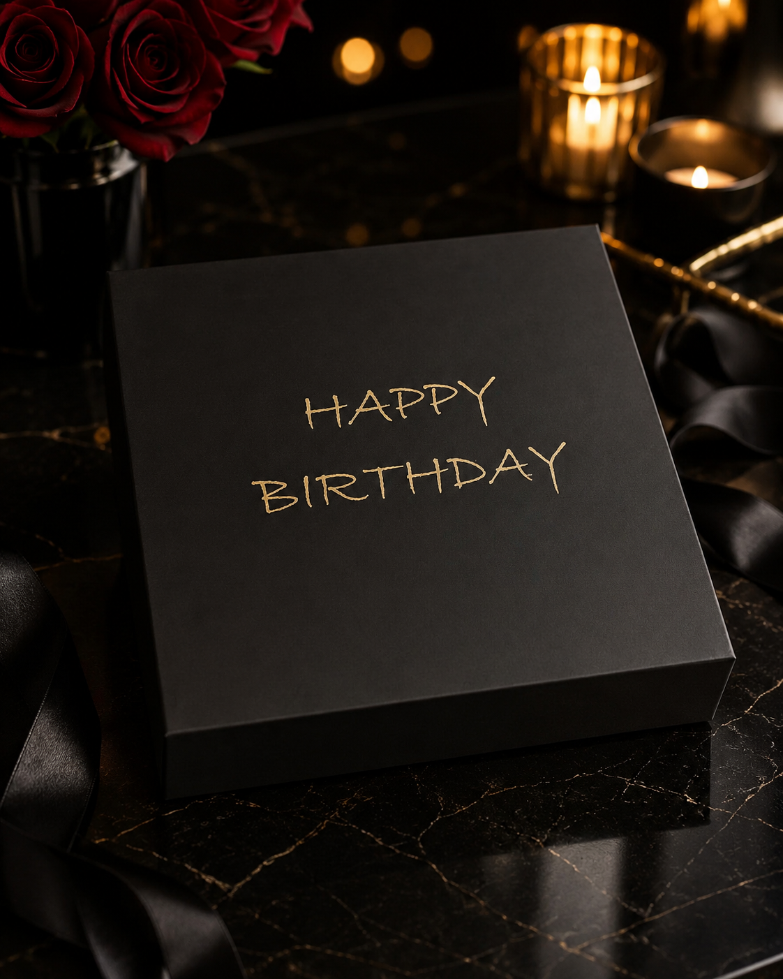Customized Video Gift Box with Artificial Roses