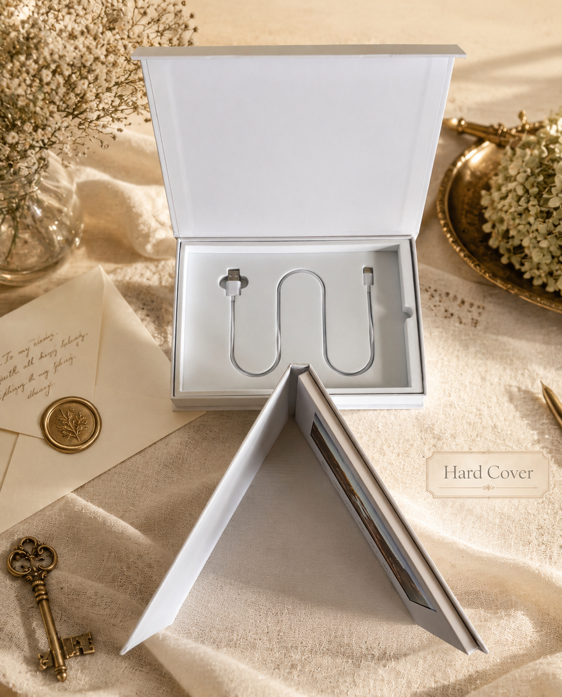 The Video Book - The Cinematic Wedding Folio – Luxury Video Book & Modern Invitation