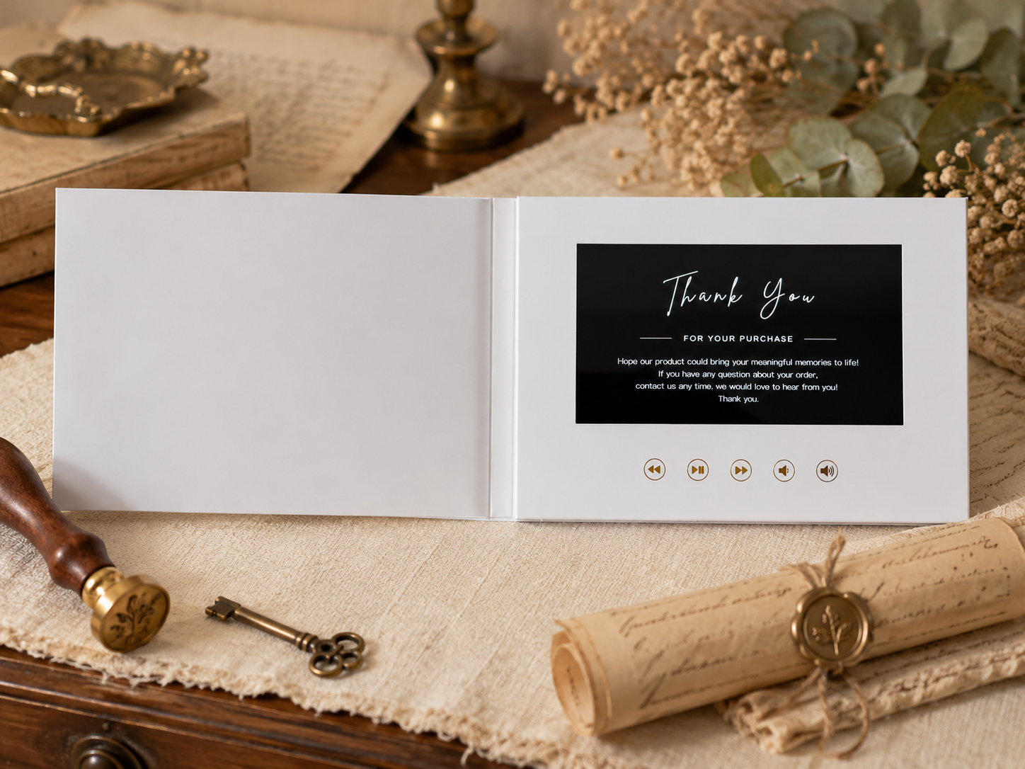 The Video Book - The Cinematic Wedding Folio – Luxury Video Book & Modern Invitation