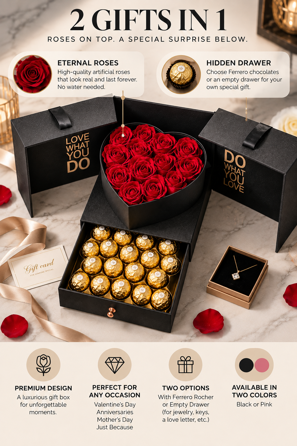 The Amour Box – Heart-Shaped Gift Box