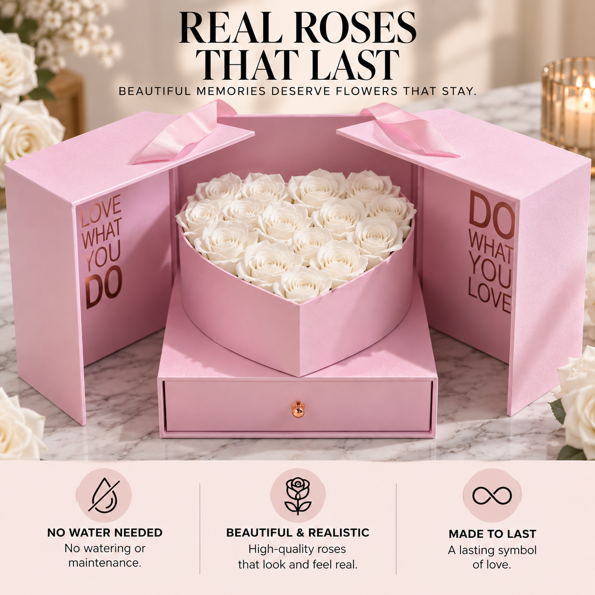 The Amour Box – Heart-Shaped Gift Box