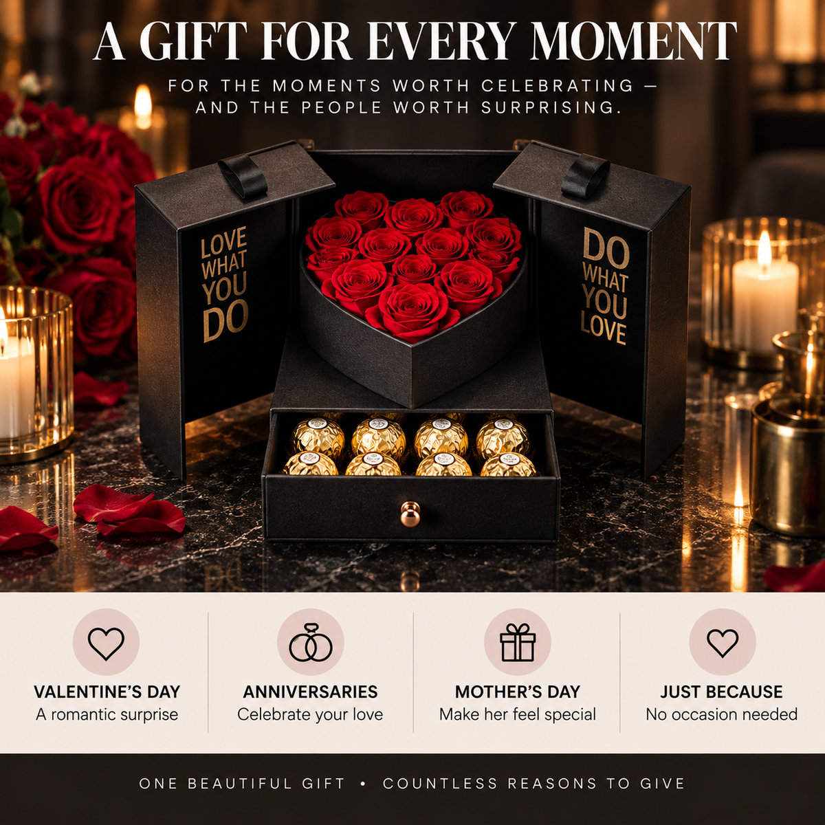The Amour Box – Heart-Shaped Gift Box
