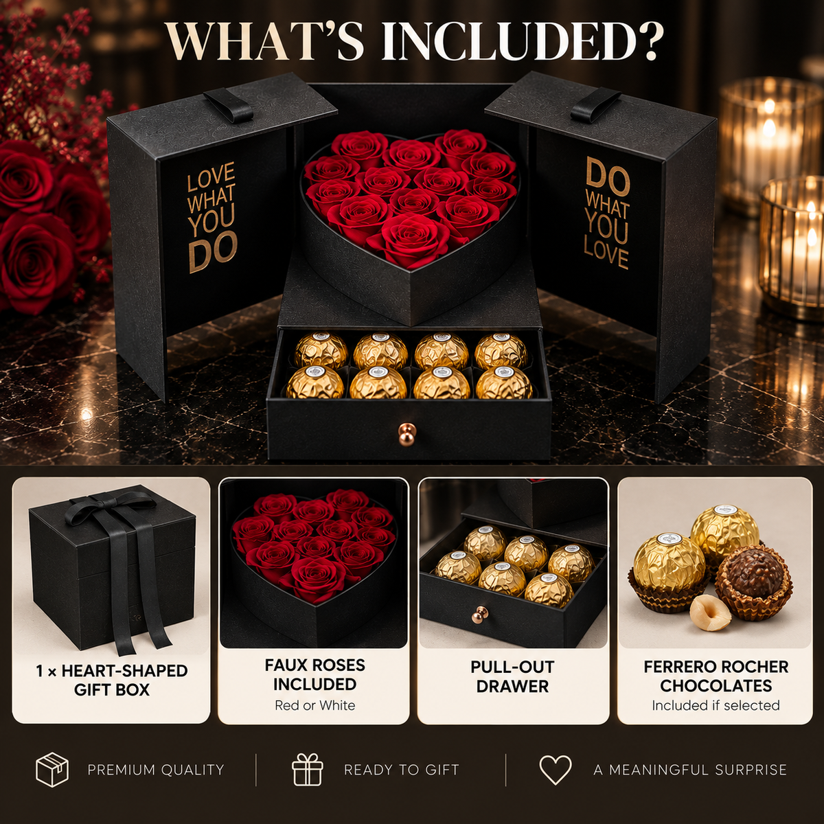 The Amour Box – Heart-Shaped Gift Box