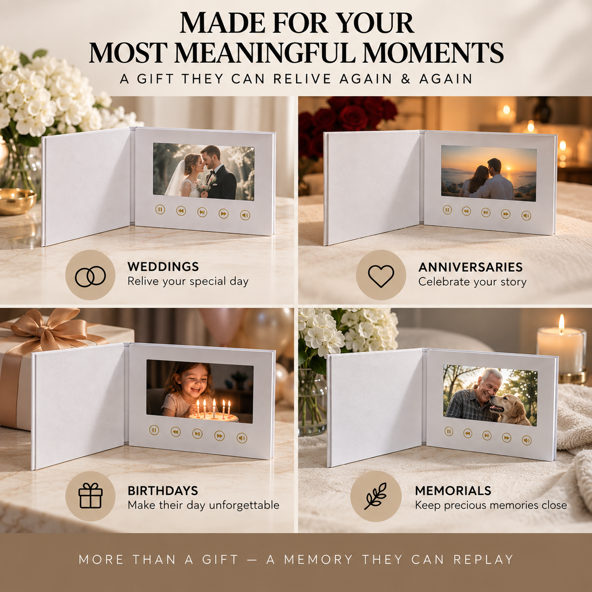 The Video Book – 7″ HD Personalized Keepsake