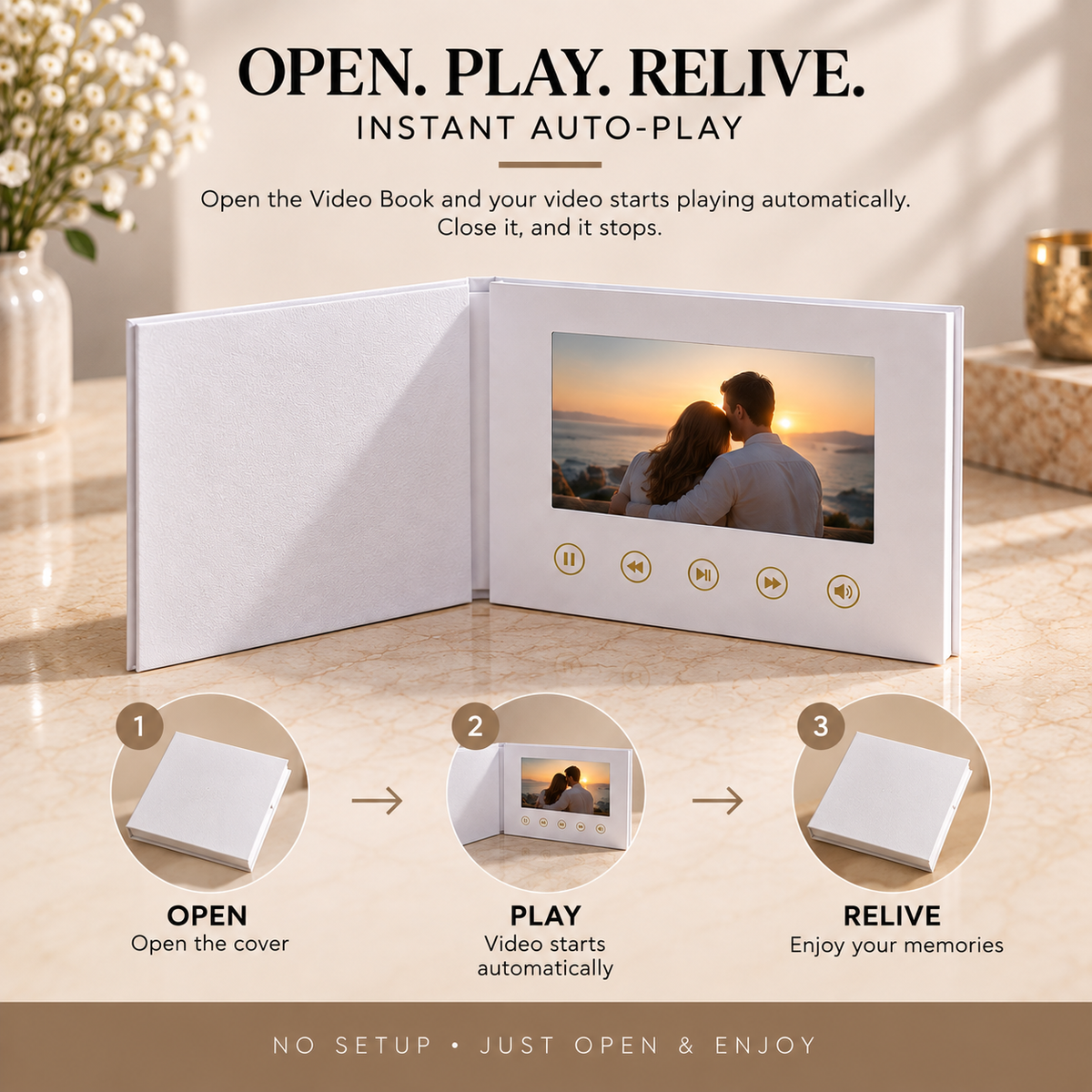 The Video Book – 7″ HD Personalized Keepsake