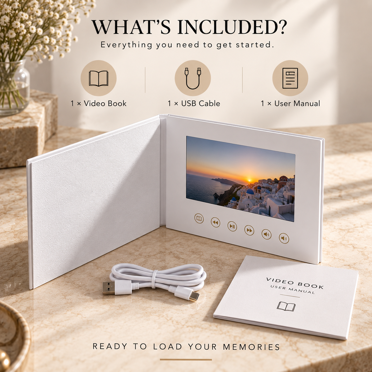 The Video Book – 7″ HD Personalized Keepsake